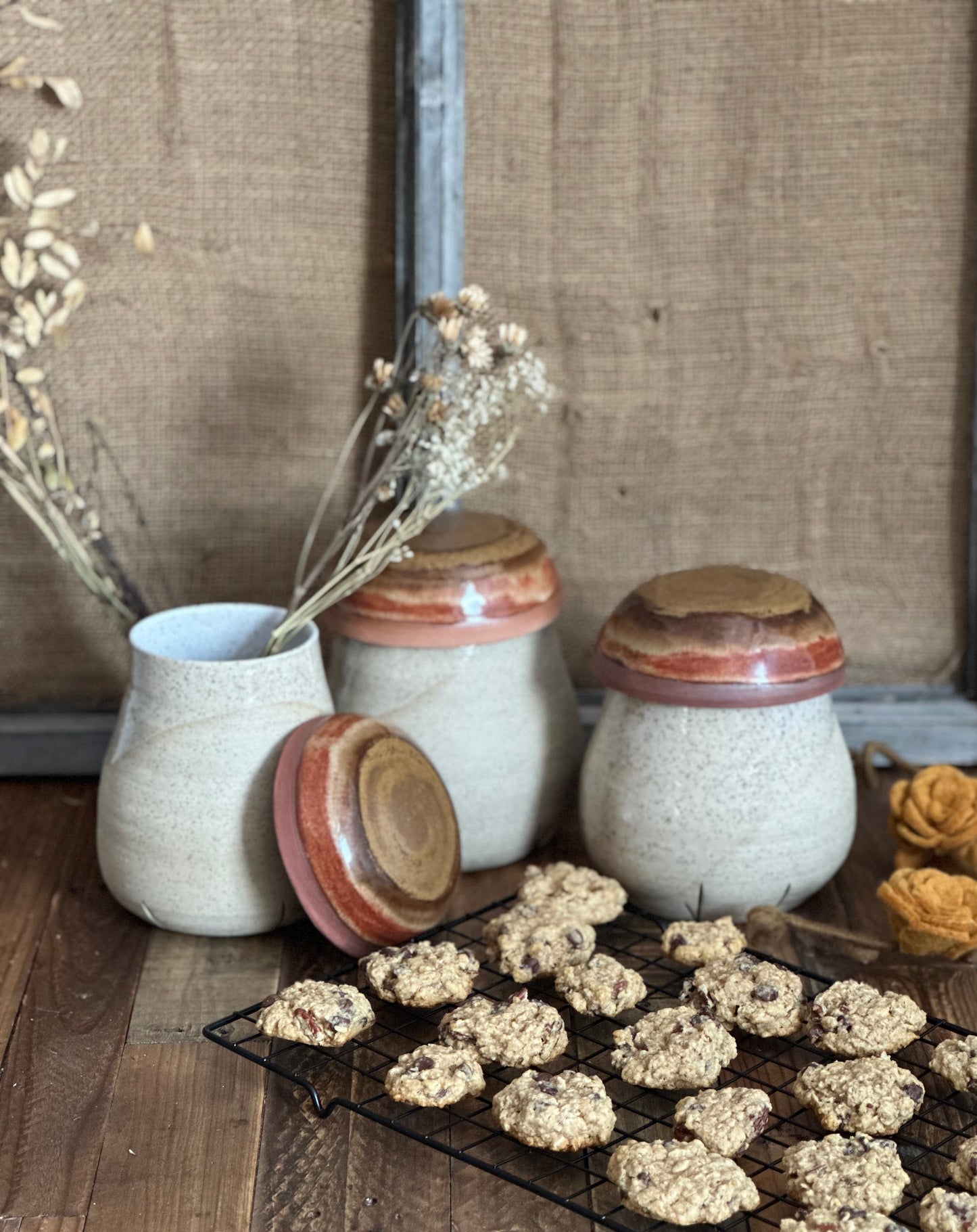 Mushroom cookie Jars