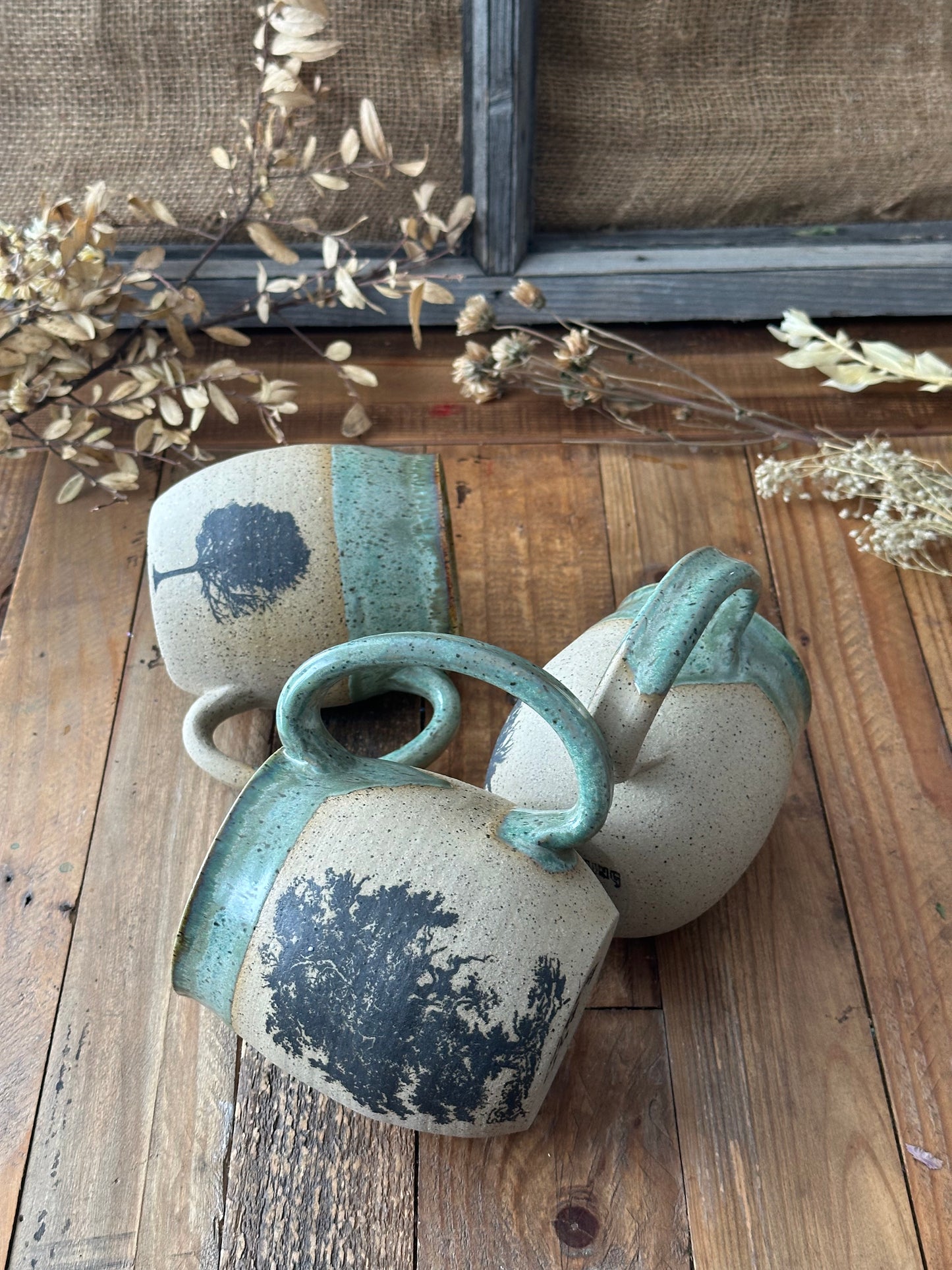 Oversized Leafy Tree Mug