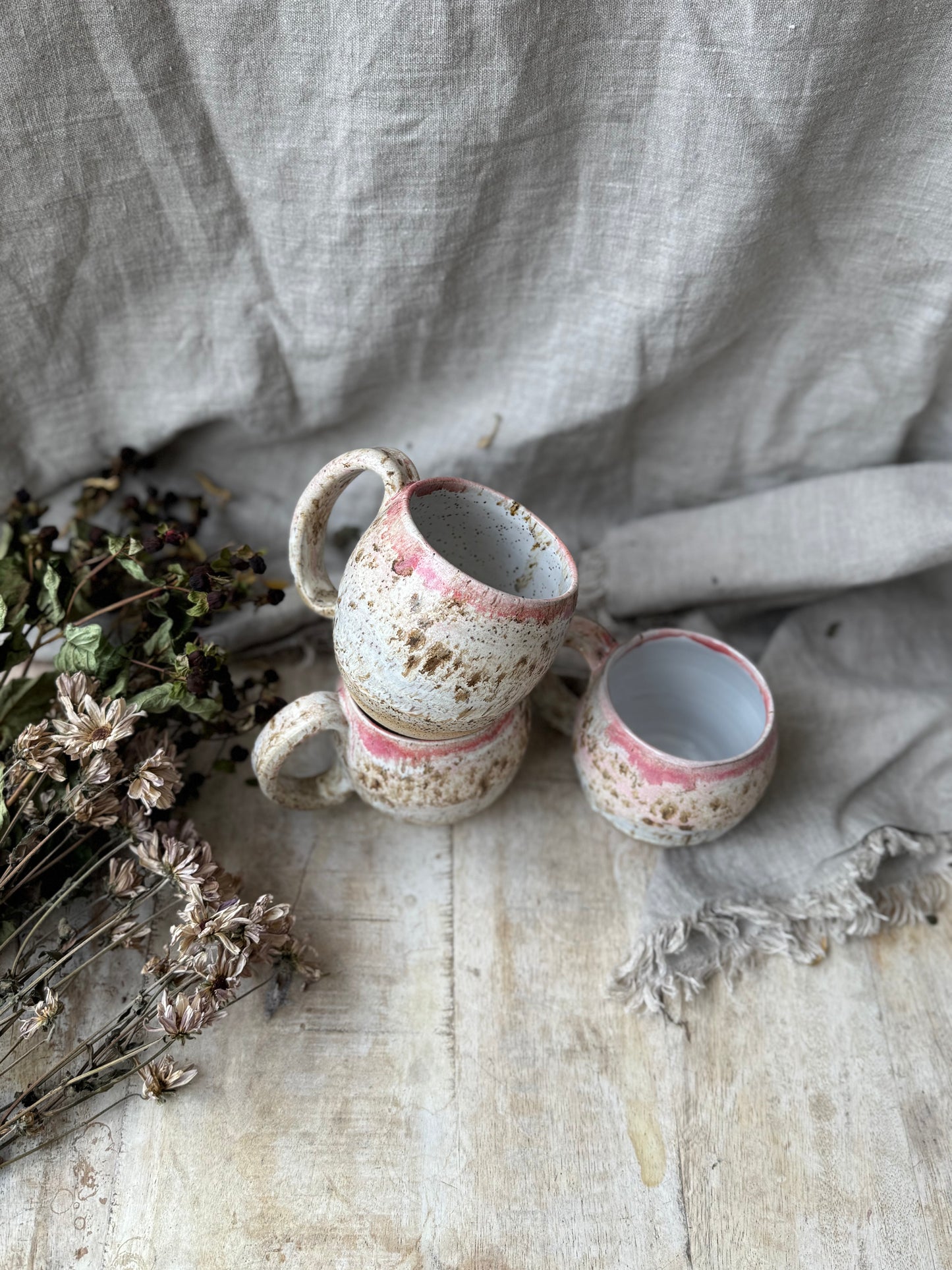 Speckled Clay Pink Mug