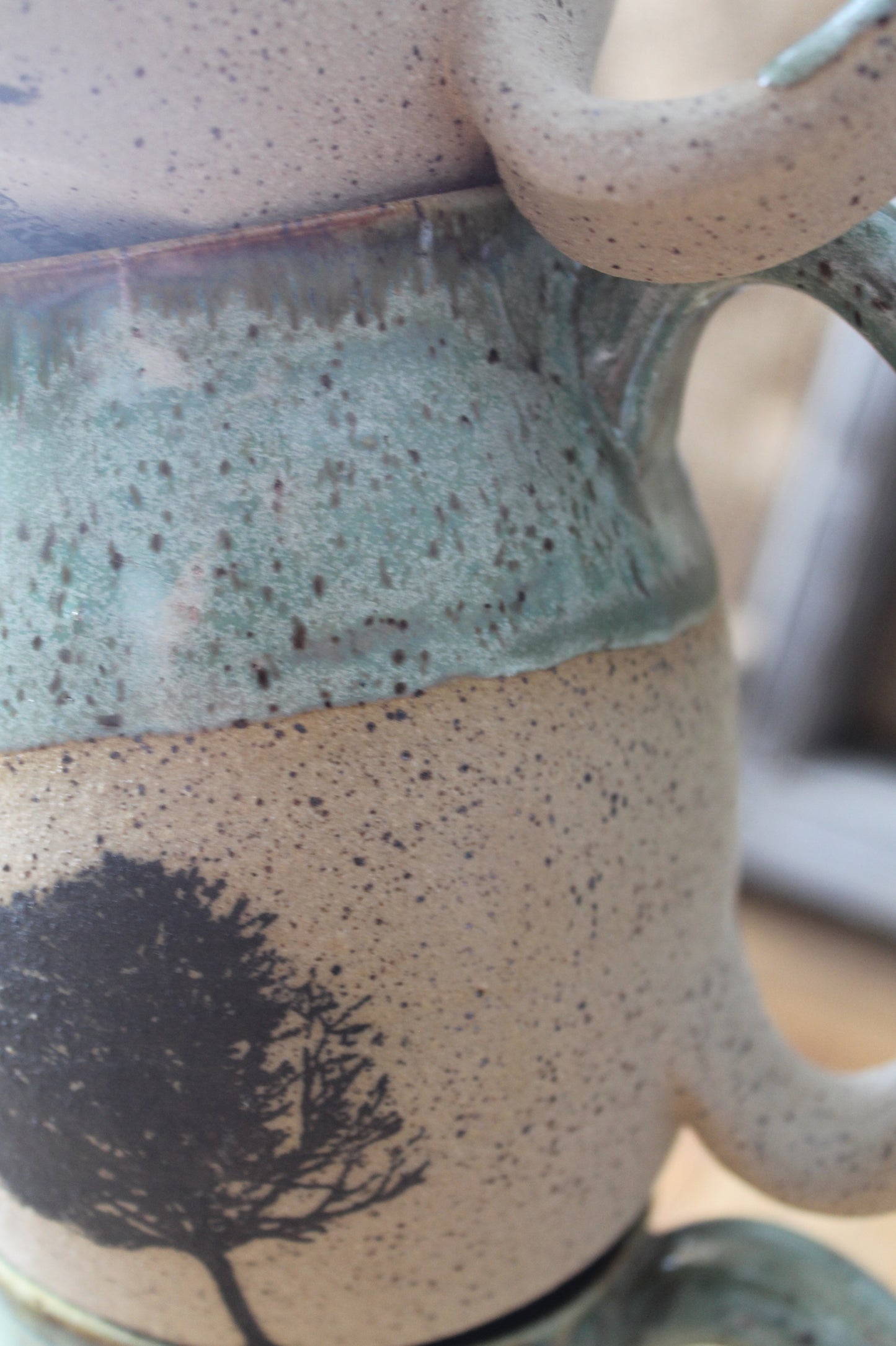 Oversized Leafy Tree Mug