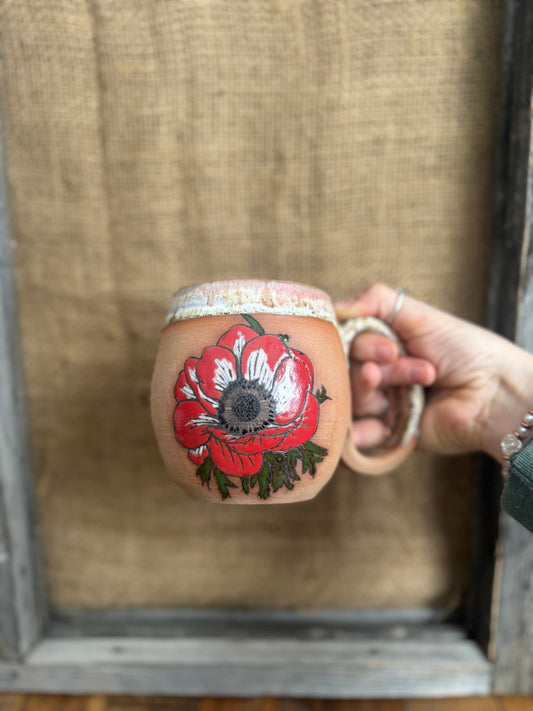 Red Poppy Mug