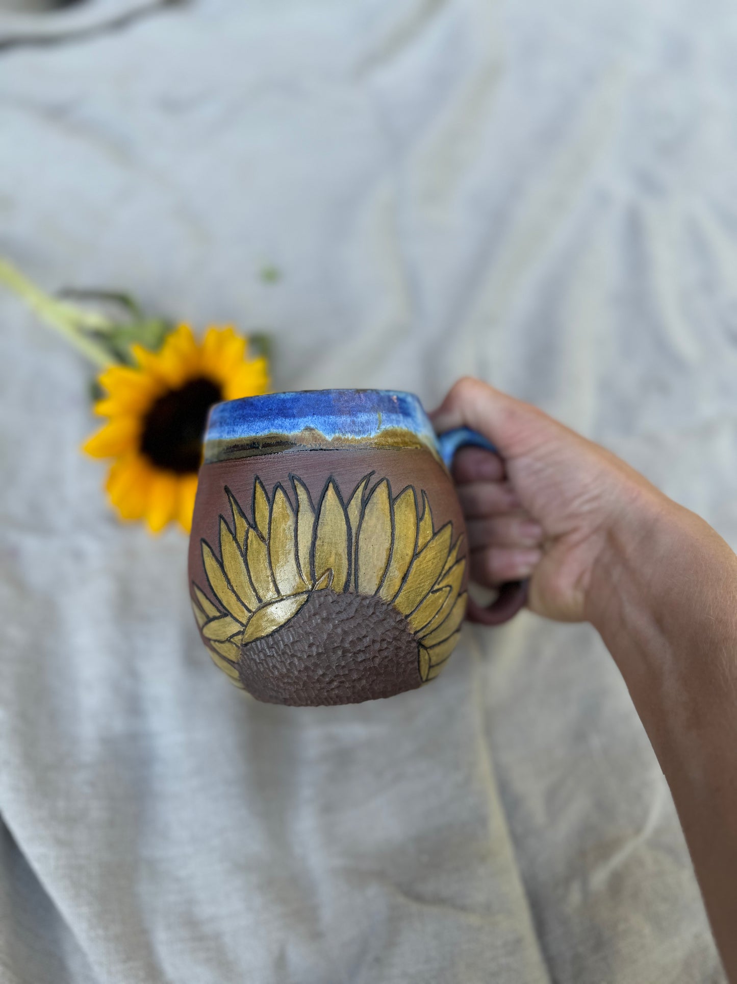 Sunflower Mugs