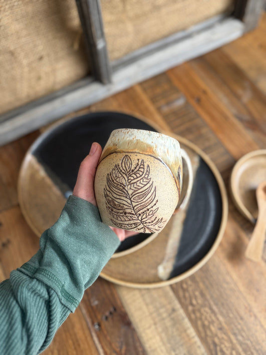 Feather Mug