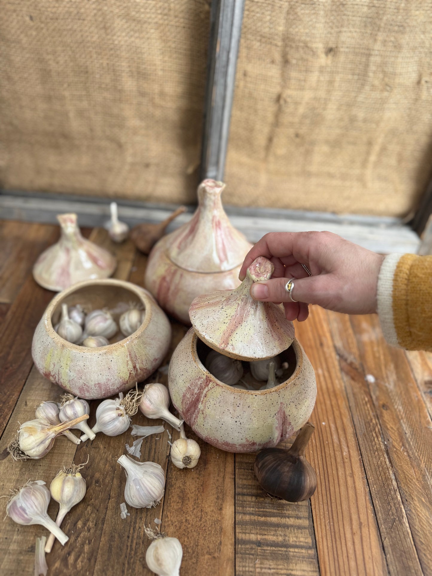 Ceramic Garlic Keeper